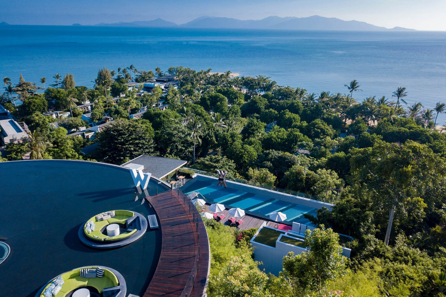W Koh Samui Resort – Thailand – W Lounge Aerial Views from the Top