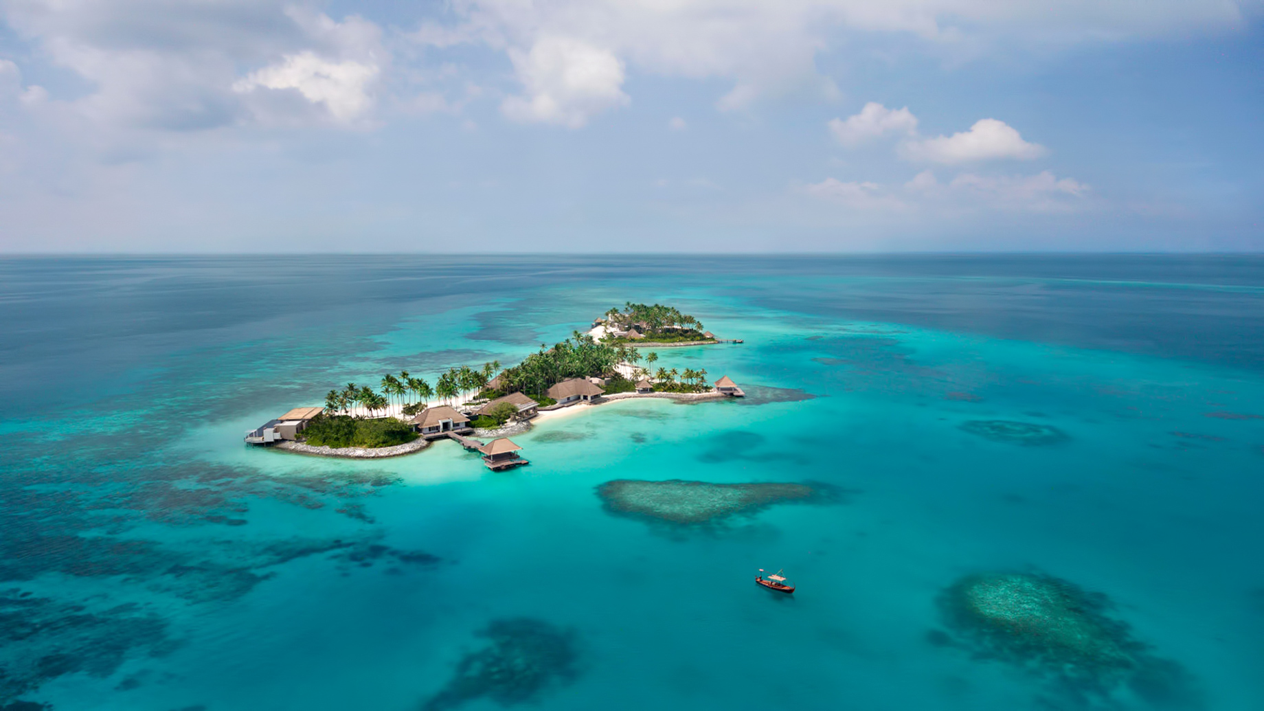 Cheval Blanc Randheli Resort – Noonu Atoll, Maldives – Private Island Resort Aerial