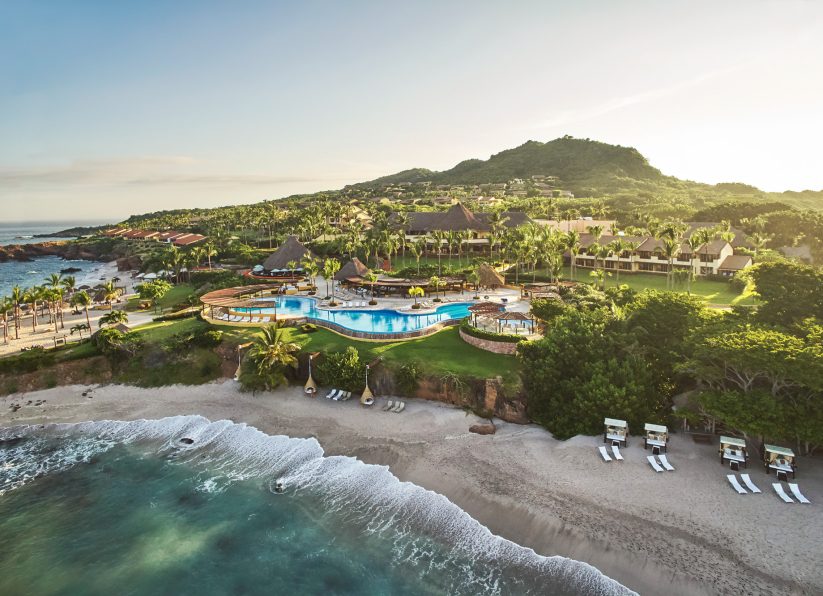 Four Seasons Resort Punta Mita - Nayarit, Mexico - Aerial Infinity Pool View