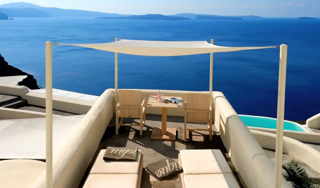 Mystique Hotel Santorini – Oia, Santorini Island, Greece - Oceanview Deck