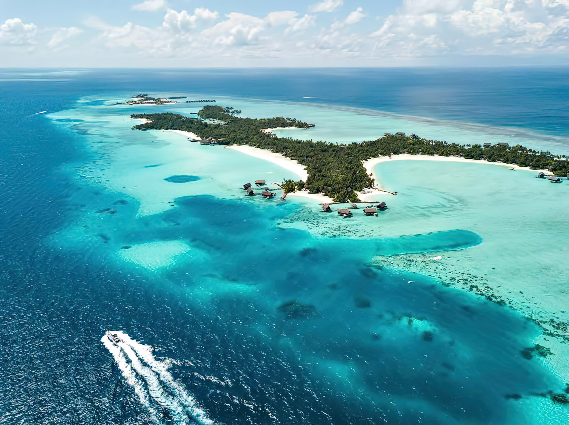 One&Only Reethi Rah Resort – North Male Atoll, Maldives – Resort Aerial