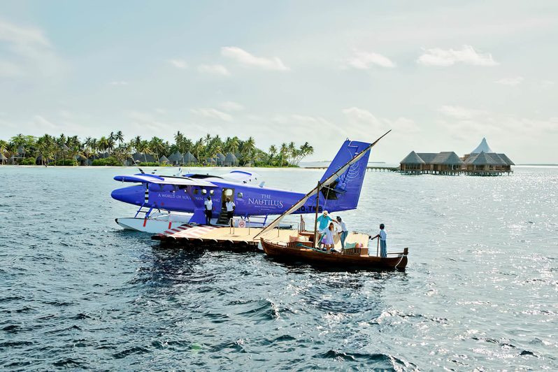 The Nautilus Maldives Resort - Thiladhoo Island, Maldives - Seaplane Arrival