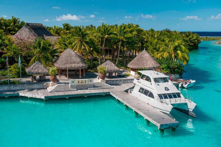 The St. Regis Bora Bora Resort - Bora Bora, French Polynesia - Arrival Dock