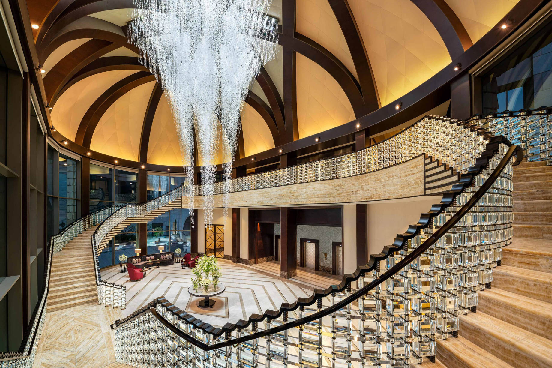 The St. Regis Cairo Hotel – Cairo, Egypt – Lobby Crystal Hall