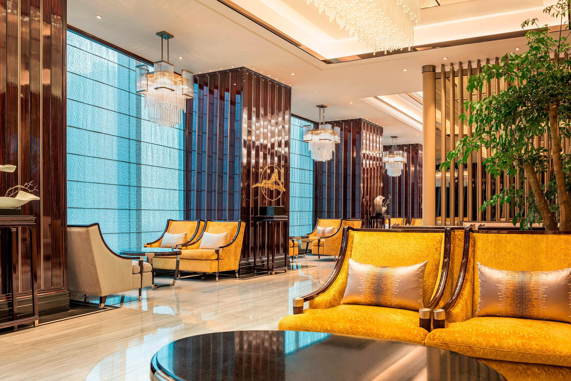 The St. Regis Changsha Hotel – Changsha, China – Tea Lounge Seating