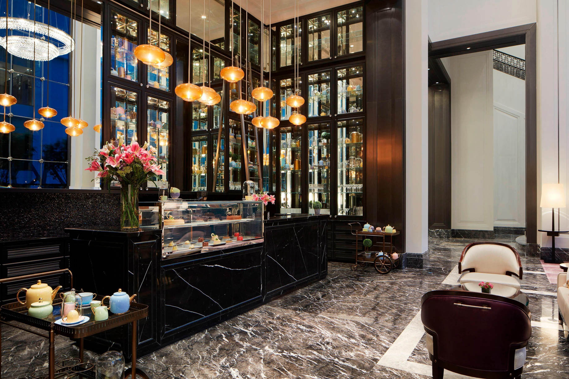 The St. Regis Kuala Lumpur Hotel - Kuala Lumpur, Malaysia - The Drawing Room Vitrine