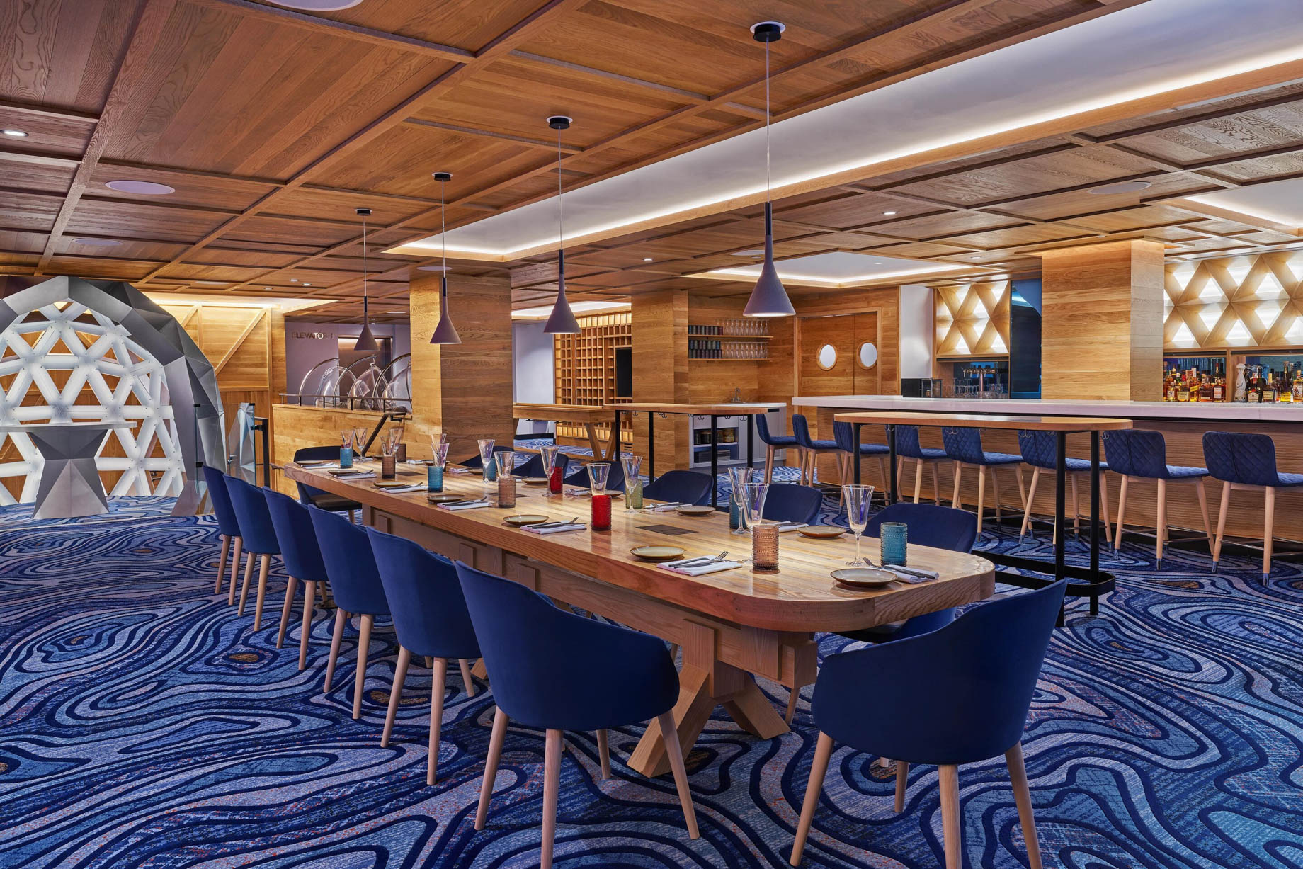 W Aspen Hotel – Aspen, CO, USA – Living Room