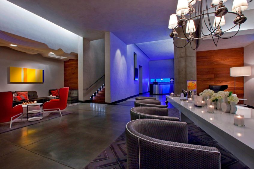W Austin Hotel - Austin, TX, USA - Lobby Welcome and Concierge Desk