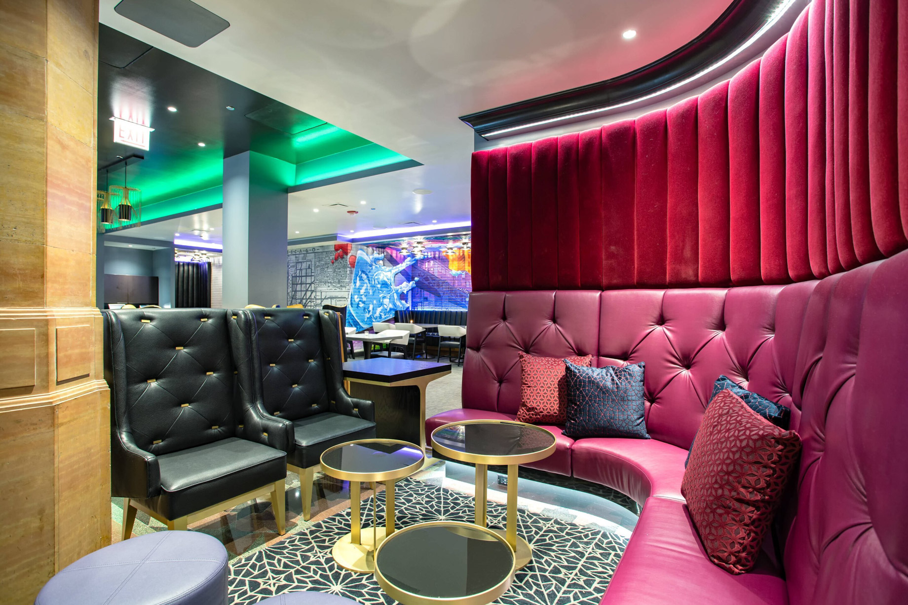 W Chicago City Center Hotel - Chicago, IL, USA - Living Room Lounge Seating