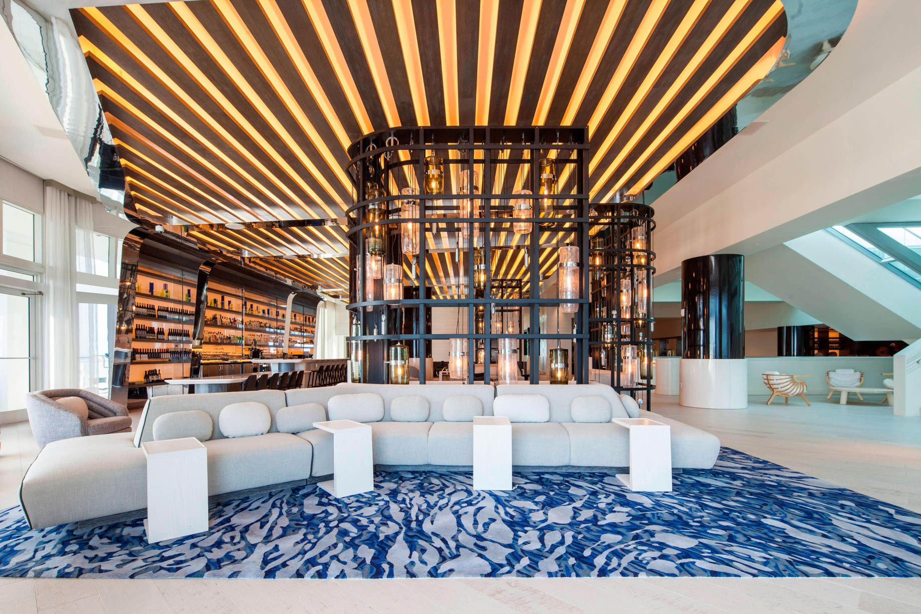 W Fort Lauderdale Hotel – Fort Lauderdale, FL, USA – Living Room Glow Seating