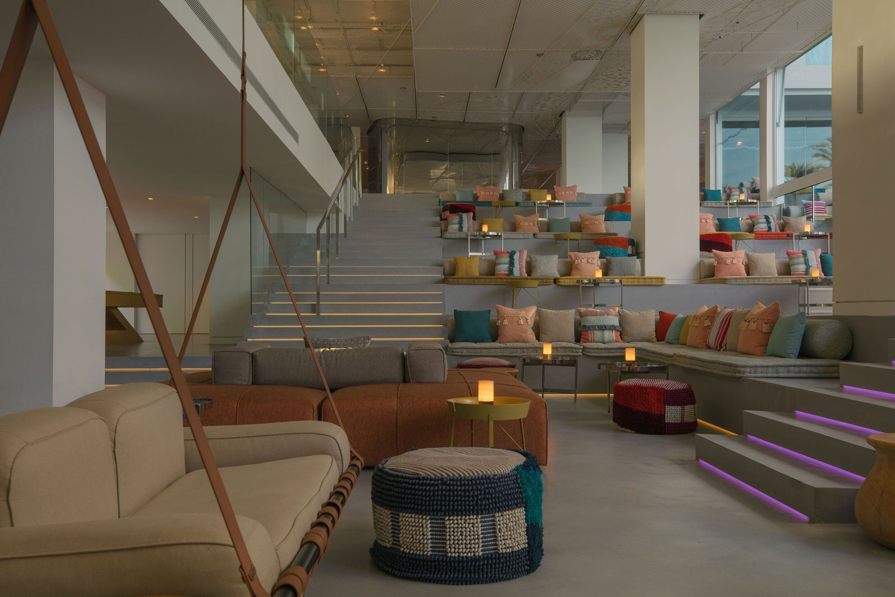 W Ibiza Hotel – Santa Eulalia del Rio, Spain – W Lounge Evening