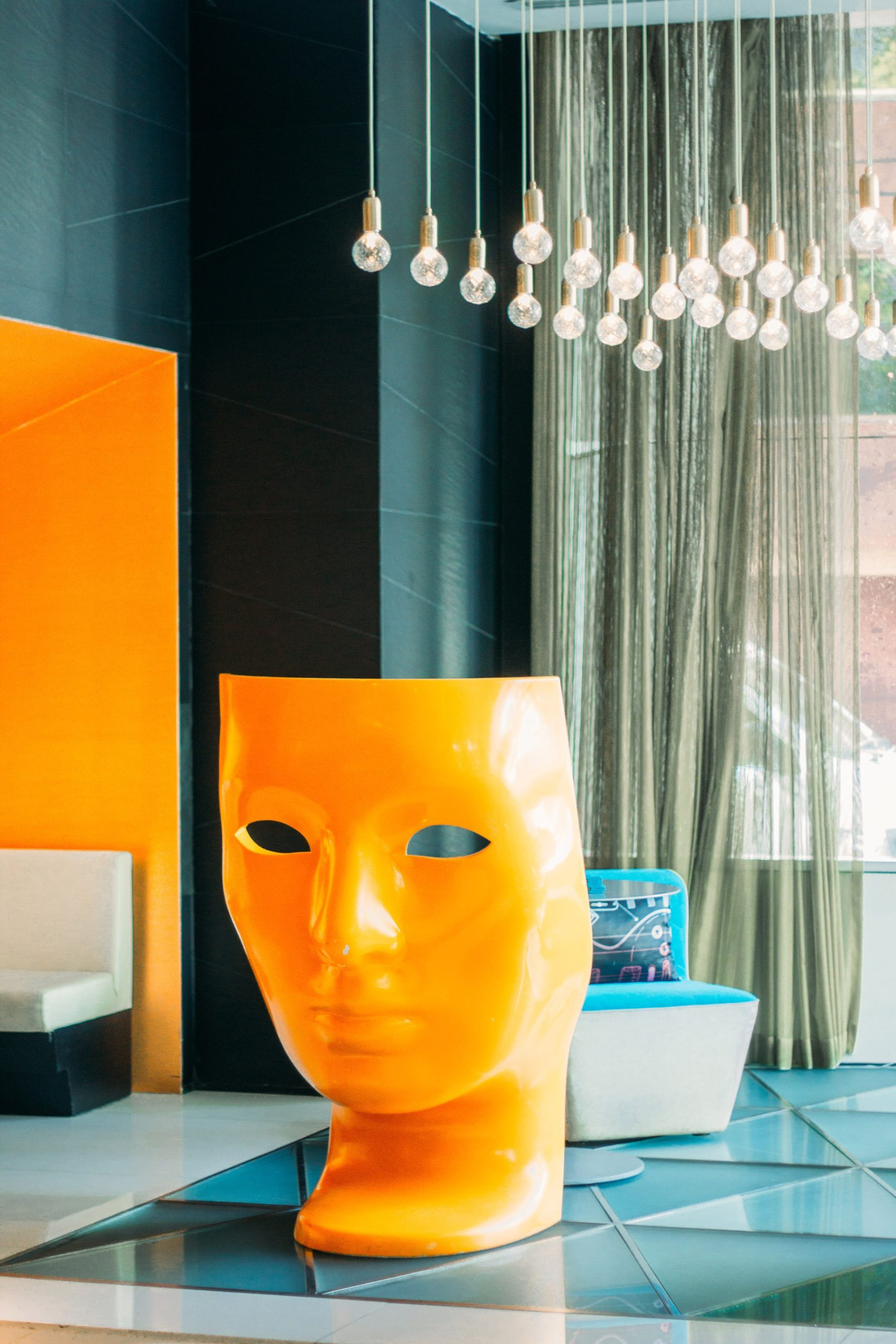 W Mexico City Hotel – Polanco, Mexico City, Mexico – Lobby Living Room Bar Art