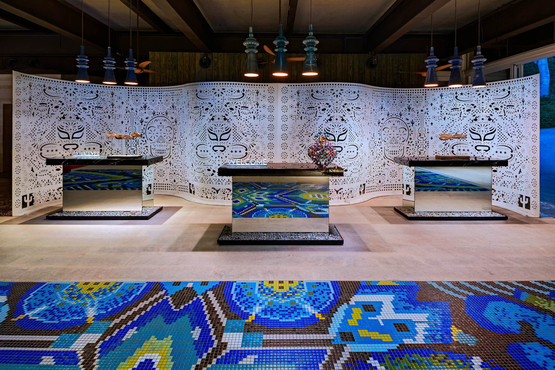 W Punta de Mita Resort - Punta De Mita, Mexico - Lobby Welcome Desk Decor