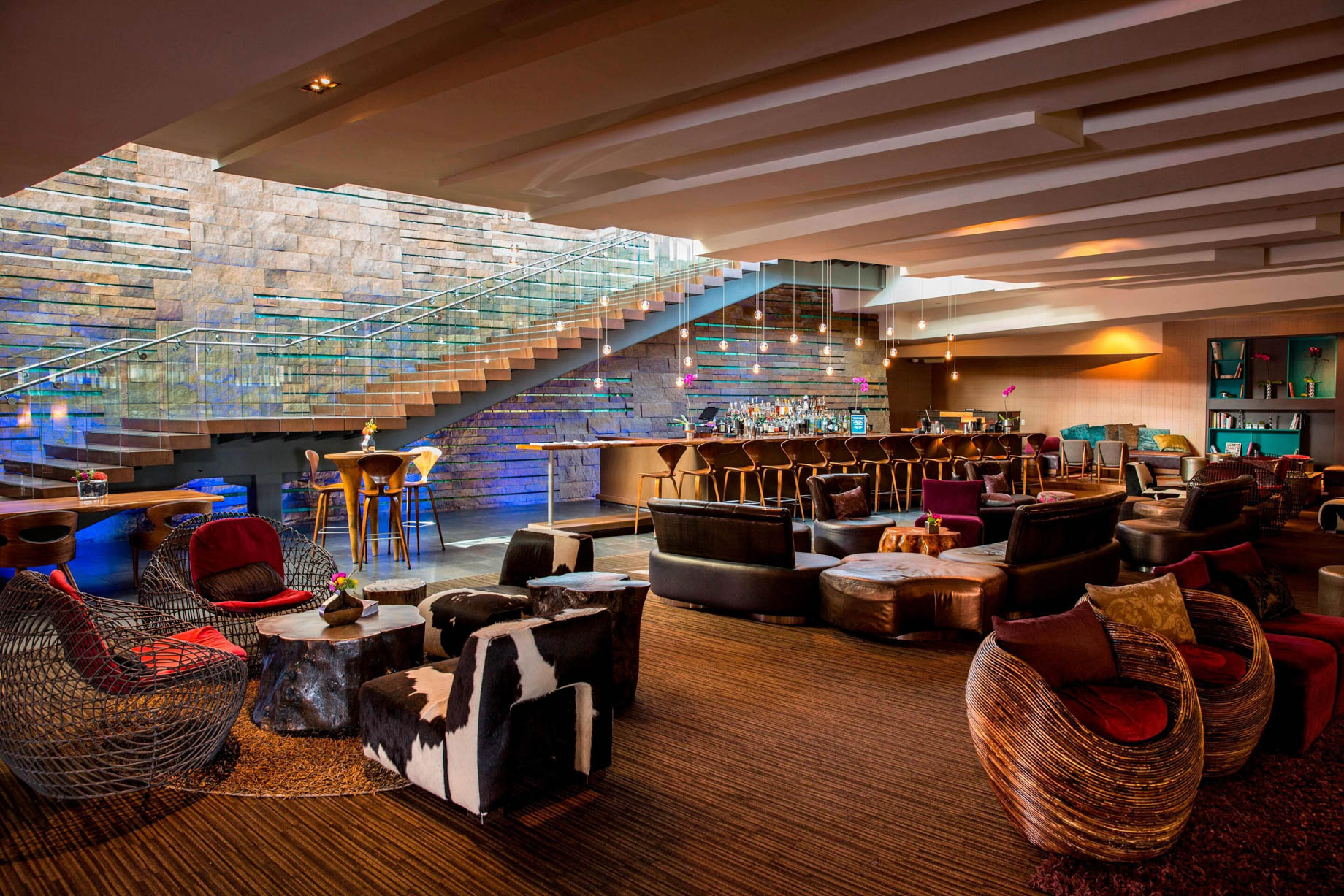 W Scottsdale Hotel – Scottsdale, AZ, USA – The Living Room Seating