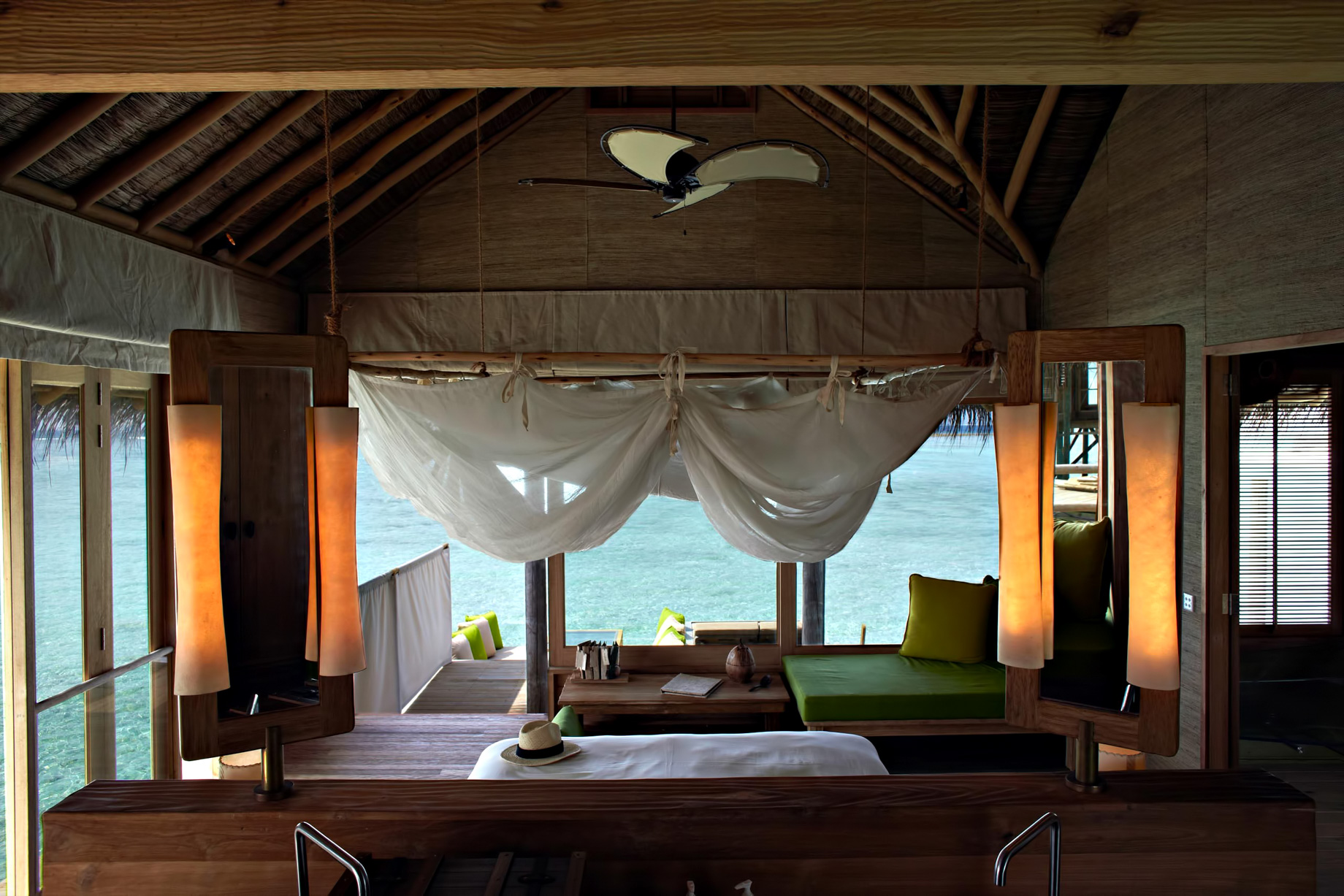 Six Senses Laamu Resort – Laamu Atoll, Maldives – Overwater Villa Bedroom View
