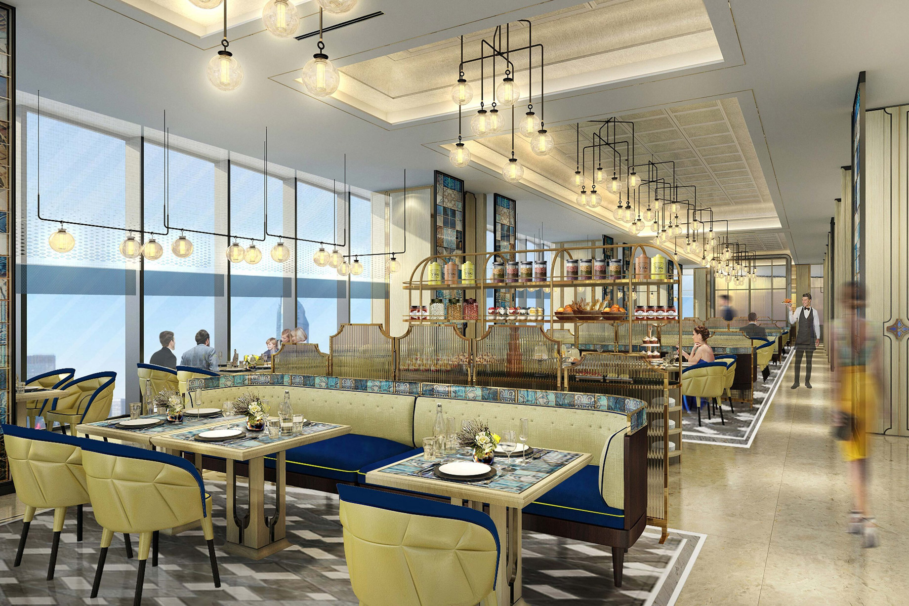 The St. Regis Qingdao Hotel – Qingdao, Shandong, China – Social All Day Dining Restaurant