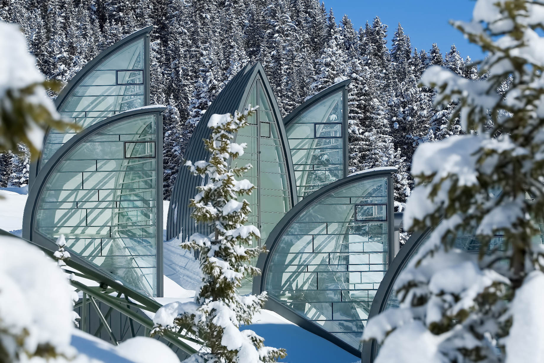 Tschuggen Grand Hotel - Arosa, Switzerland - Winter Glass Sails