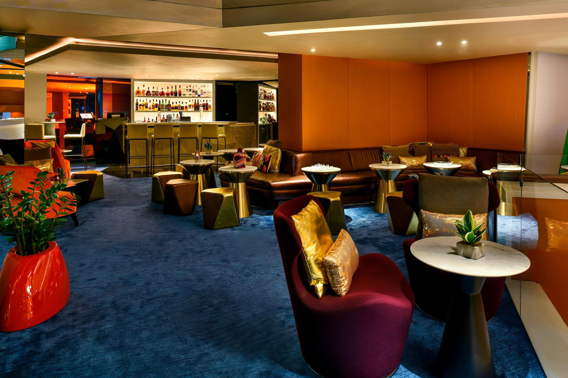 W Amman Hotel – Amman, Jordan – Lobby Lounge Seating Area