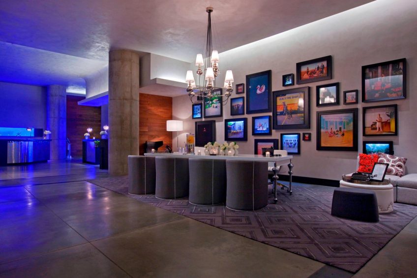 W Austin Hotel - Austin, TX, USA - Lobby Concierge Desk