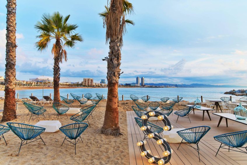 W Barcelona Hotel - Barcelona, Spain - Salt Beach Club Terrace