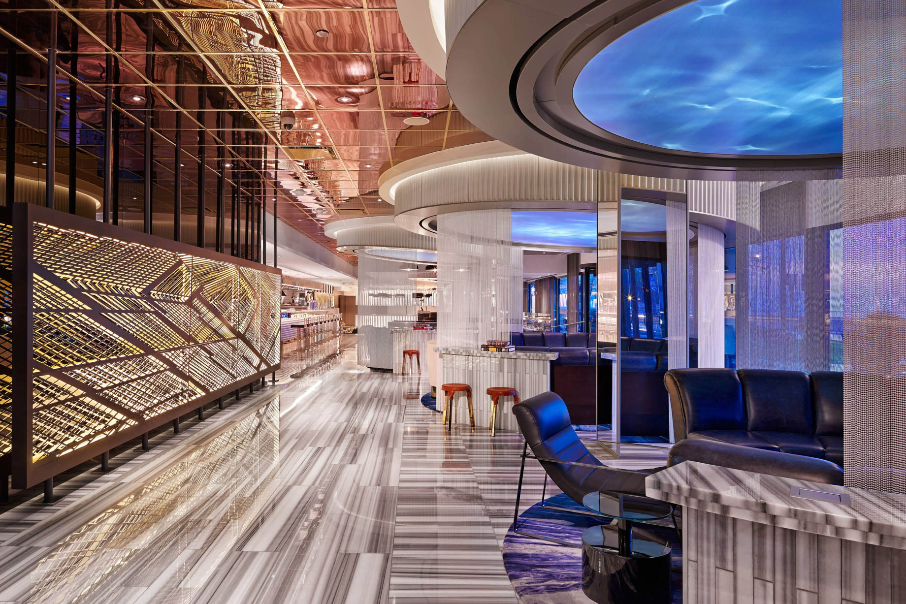 W Chicago Lakeshore Hotel - Chicago, IL, USA - Lobby Sitting Area