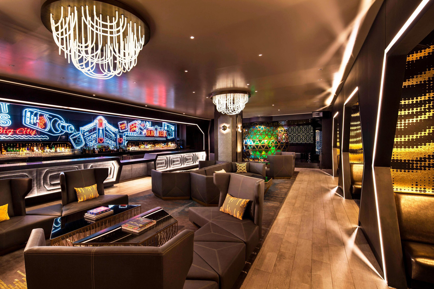 W New York Times Square Hotel – New York, NY, USA – Living Room Bar