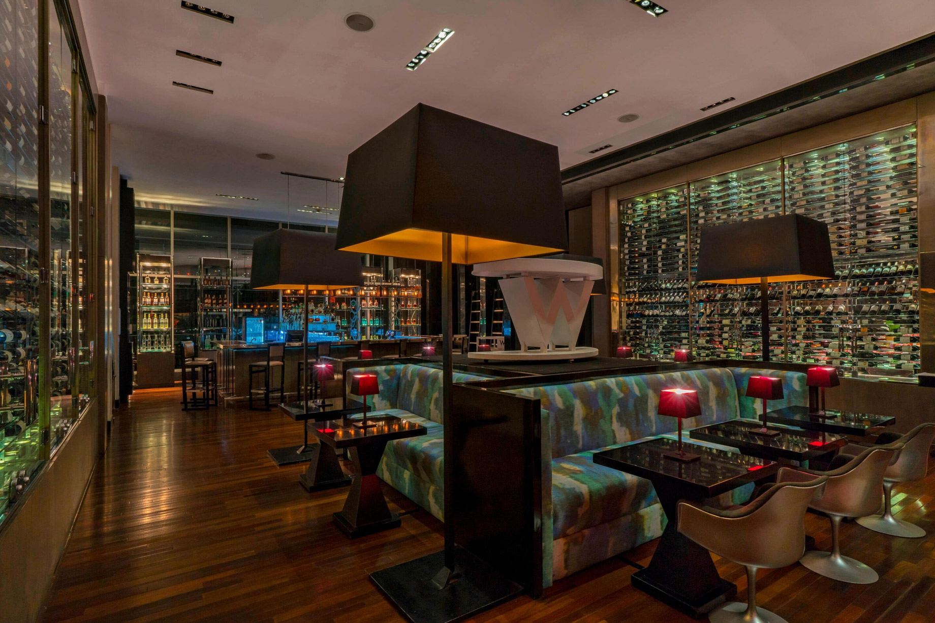 W Santiago Hotel – Santiago, Chile – W Lounge Dining Tables