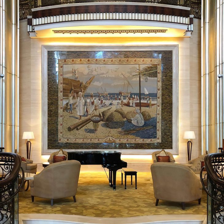 The St. Regis Abu Dhabi Hotel - Abu Dhabi, United Arab Emirates - Lobby Mural
