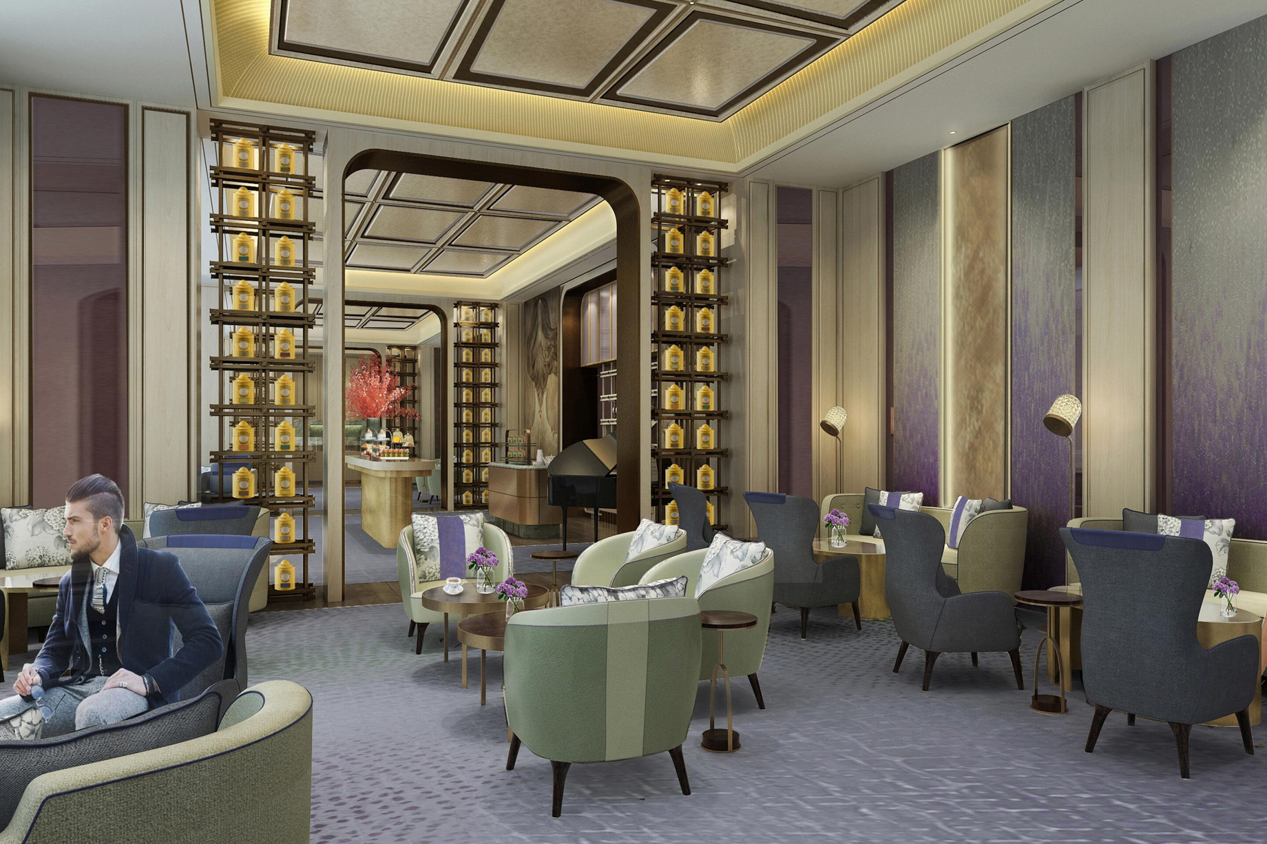 The St. Regis Qingdao Hotel - Qingdao, Shandong, China - The Drawing Room