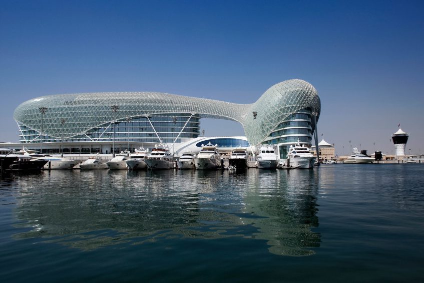 W Abu Dhabi Yas Island Hotel - Abu Dhabi, UAE - Hotel Exterior Water View