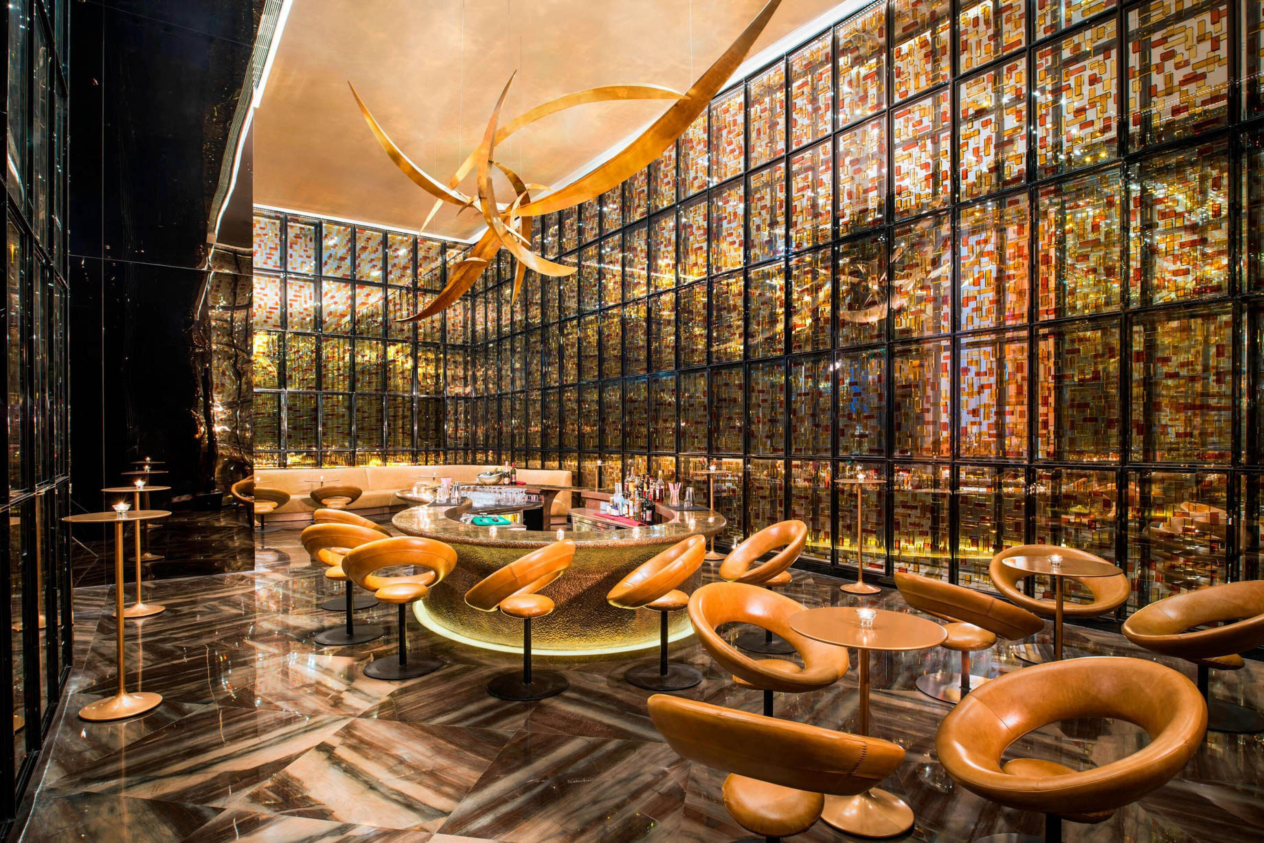 W Guangzhou Hotel - Tianhe District, Guangzhou, China - WooBar Seating