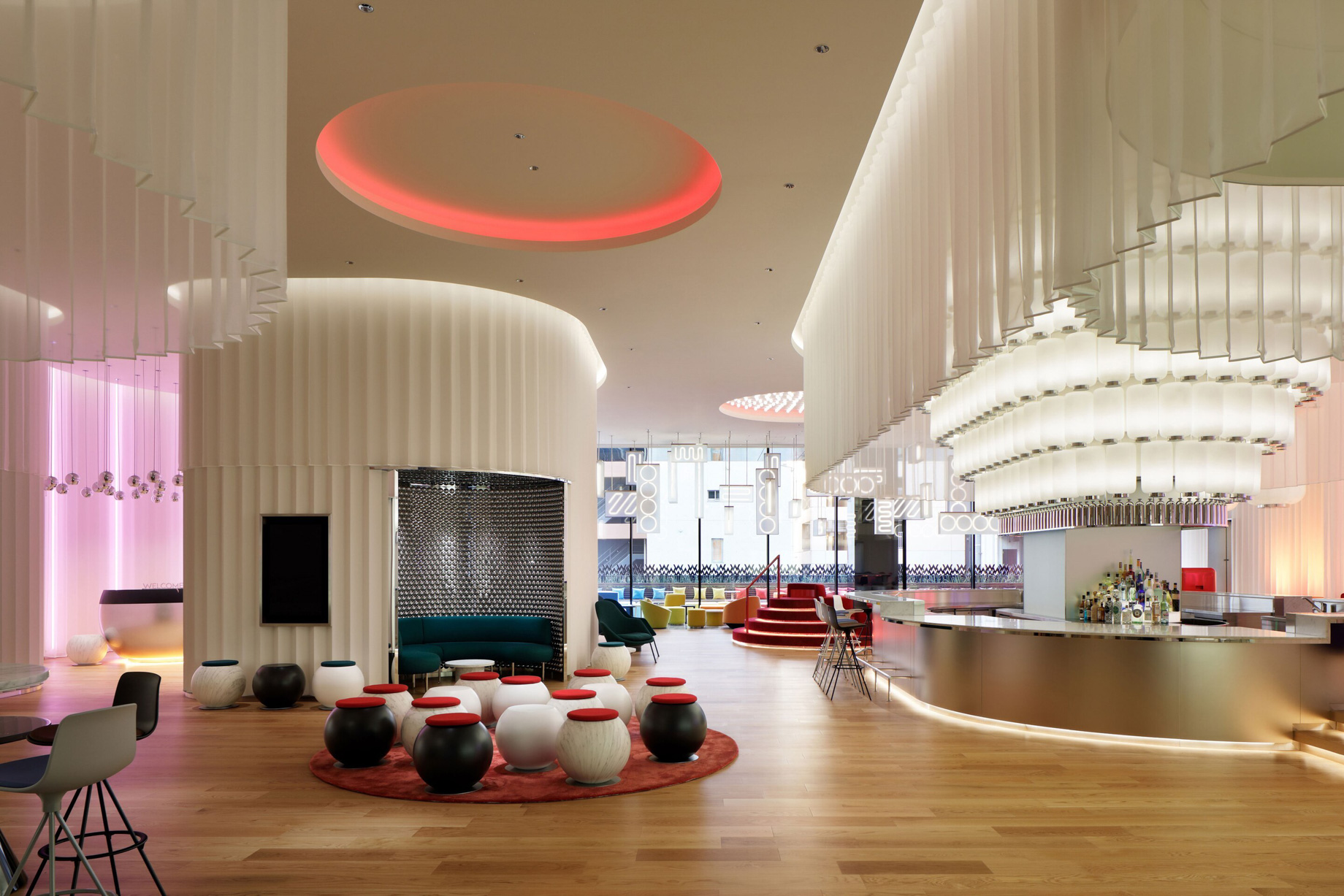 W Osaka Hotel – Osaka, Japan – LIVING ROOM Lobby Lounge