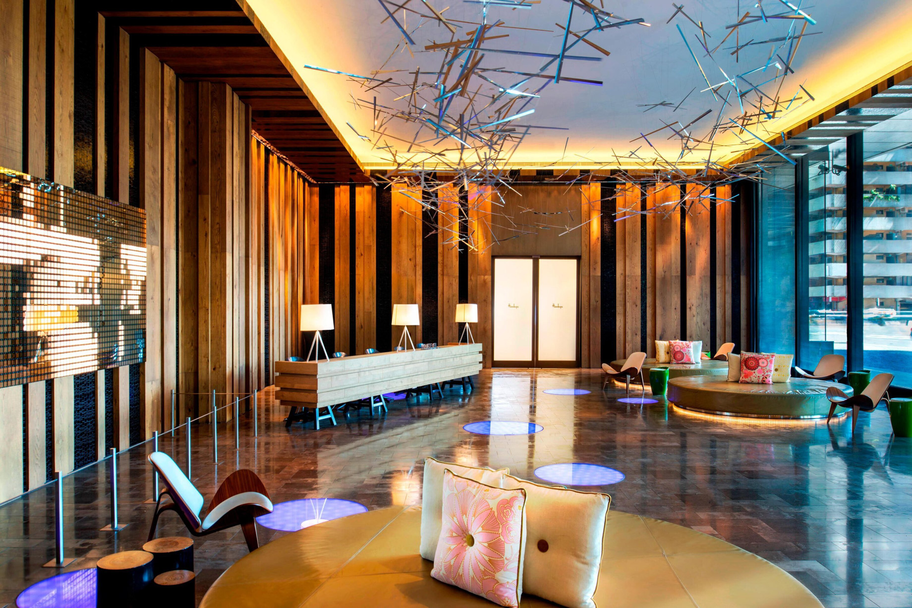 W Taipei Hotel – Taipei, Taiwan – Lobby Wheels Entry