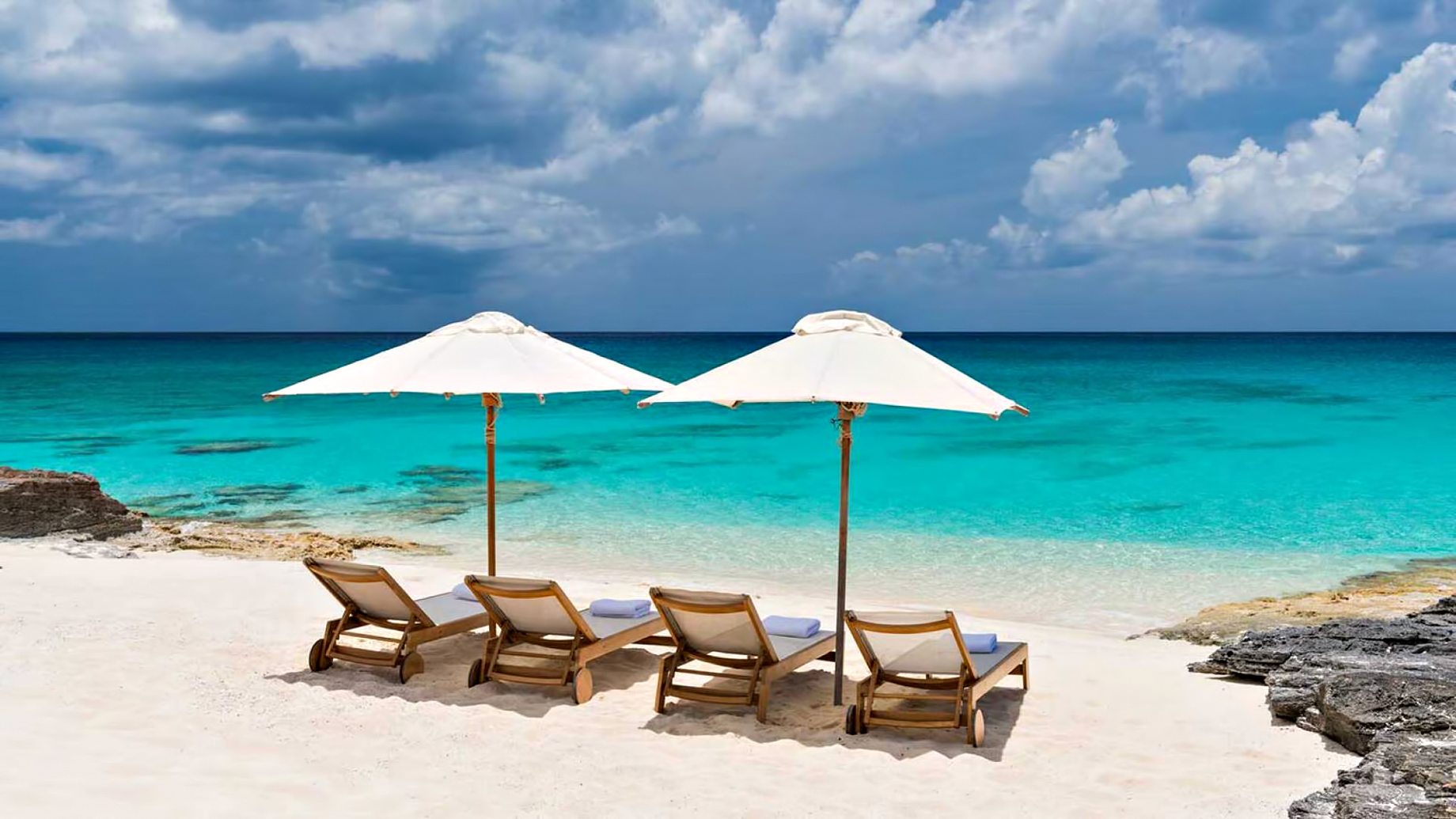 Amanyara Resort – Providenciales, Turks and Caicos Islands – Beach Umbrella Chairs