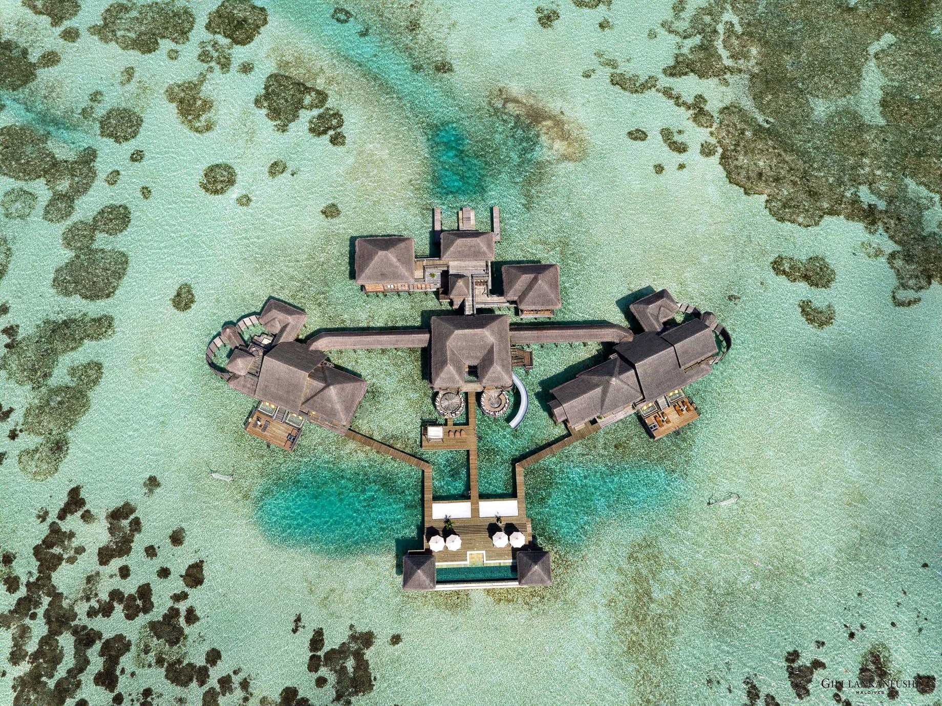 Gili Lankanfushi Resort – North Male Atoll, Maldives – The Private Reserve Aerial