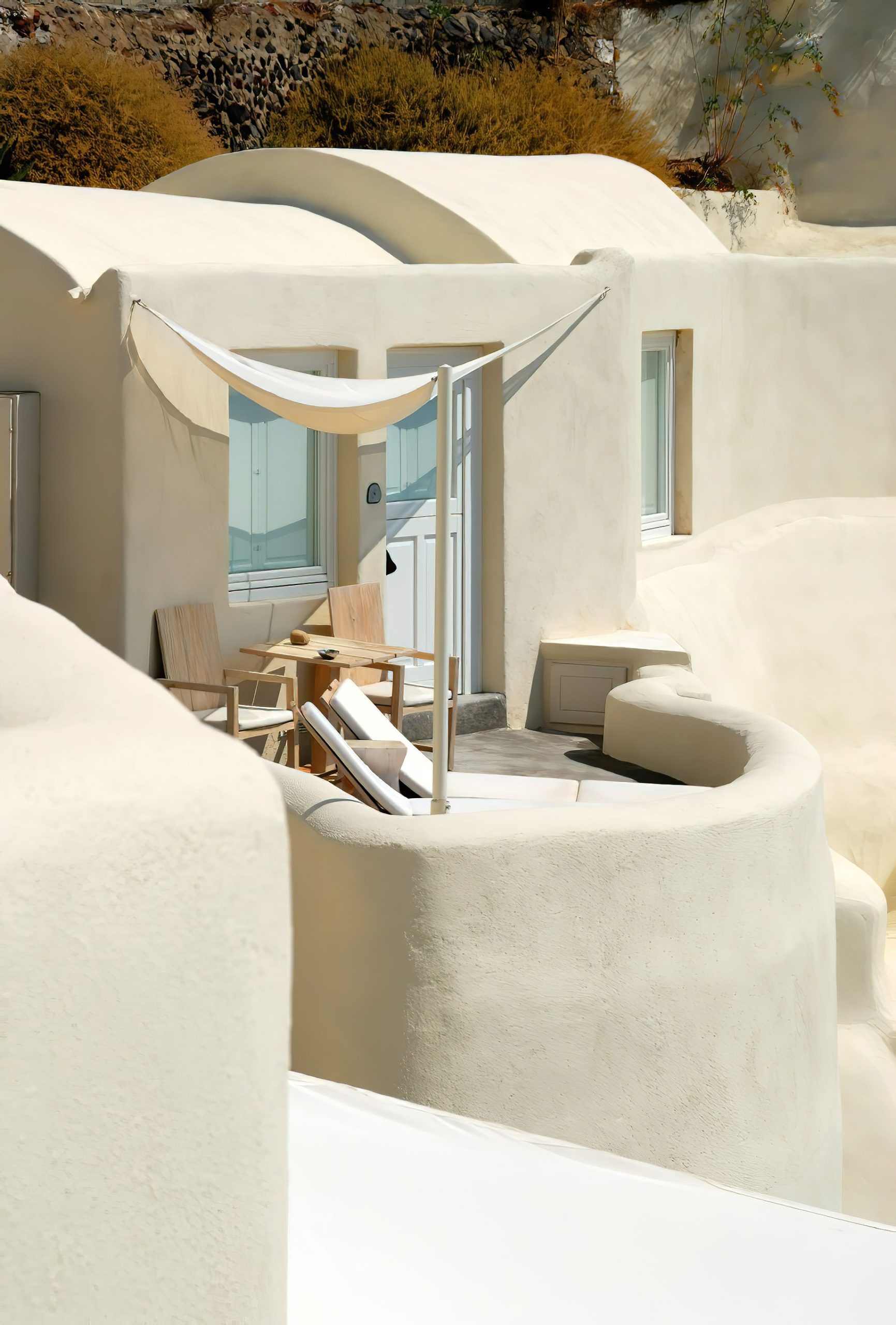 Mystique Hotel Santorini – Oia, Santorini Island, Greece – Clifftop Balcony