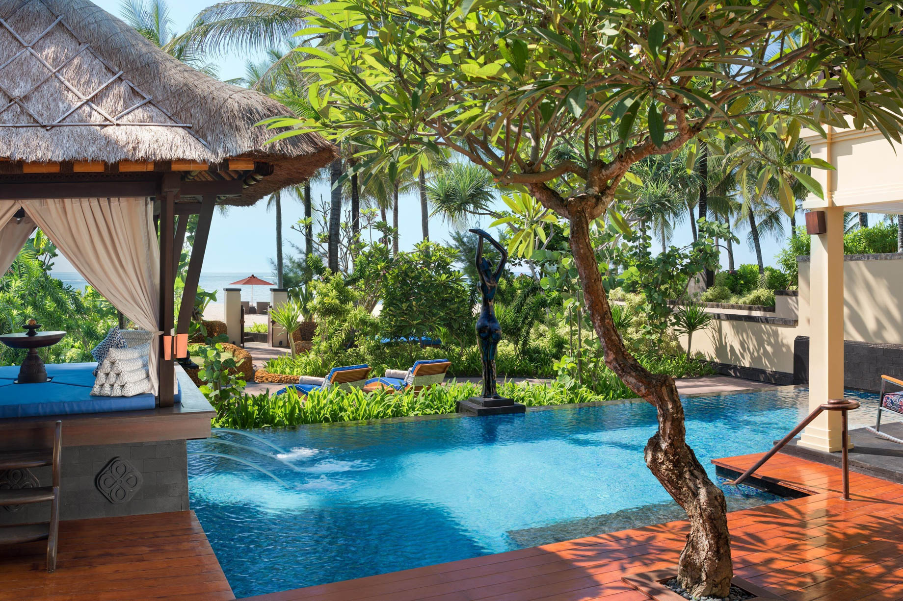 The St. Regis Bali Resort – Bali, Indonesia – Strand Residence Guest Room Pool and Garden