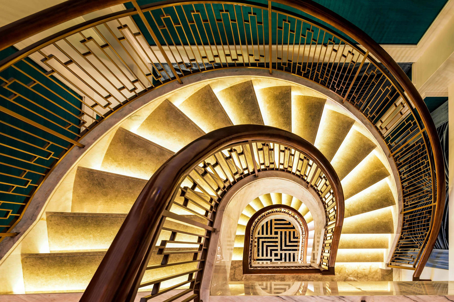 The St. Regis Shanghai Jingan Hotel – Shanghai, China – St. Regis Bar Stairs