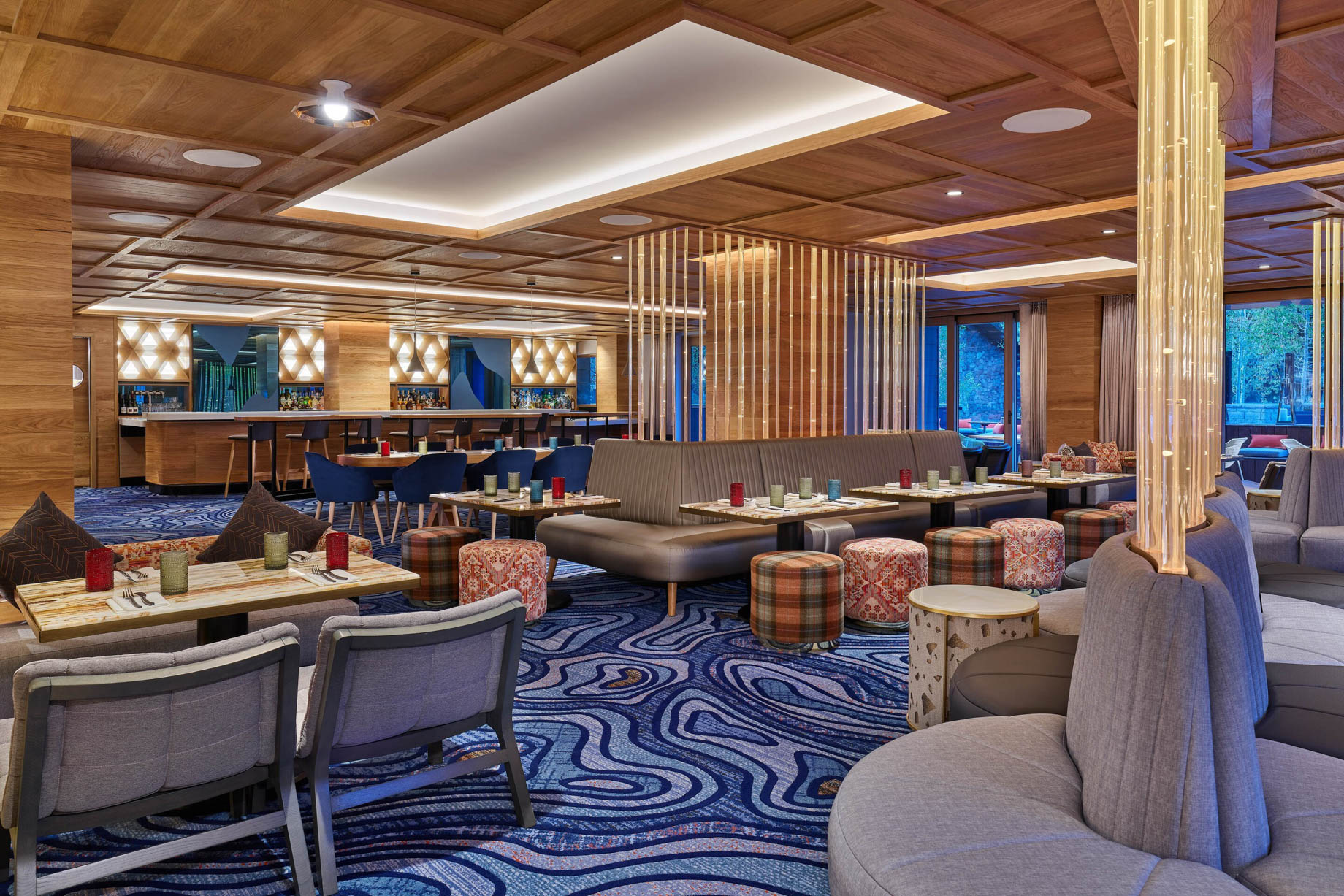 W Aspen Hotel - Aspen, CO, USA - Living Room Seating