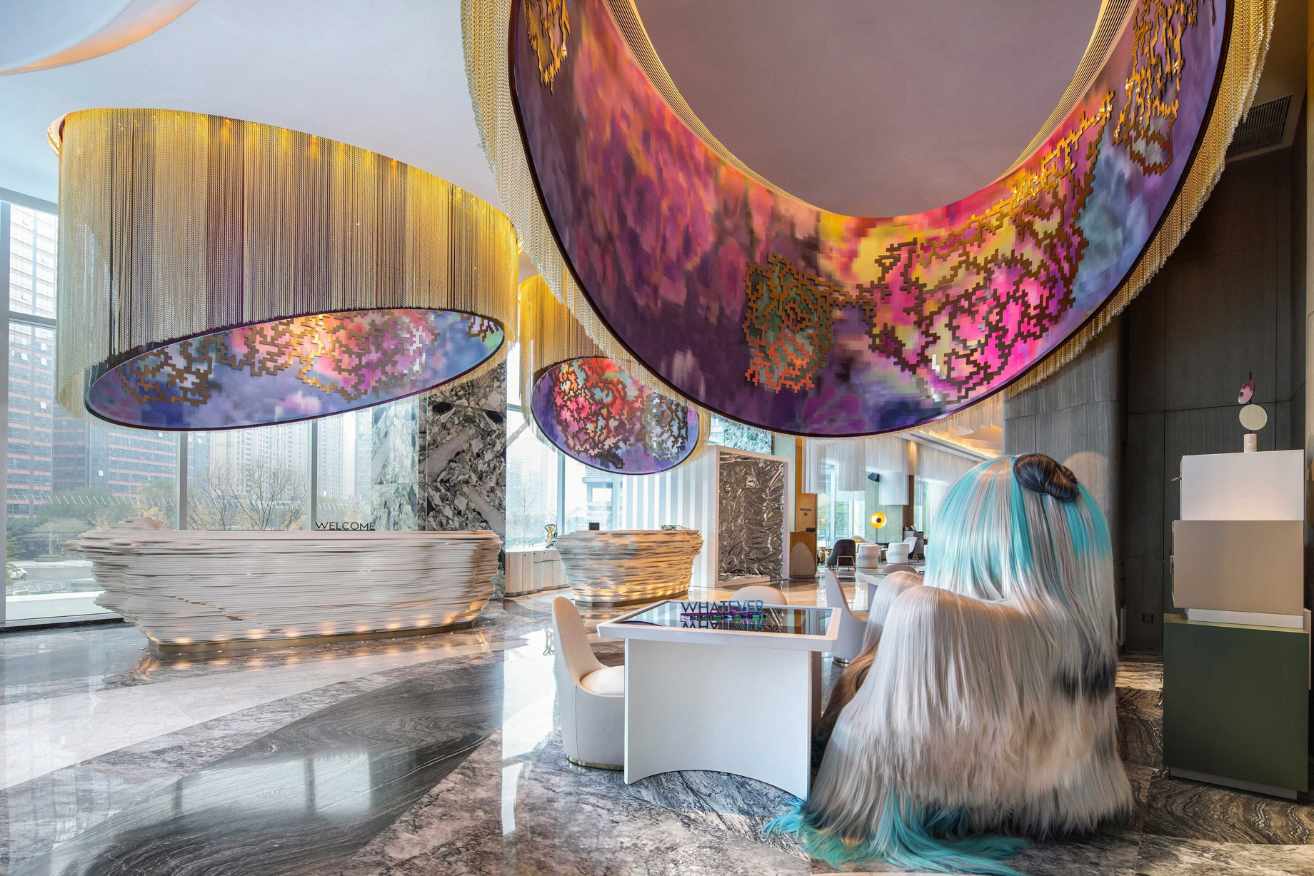 W Chengdu Hotel - Chengdu, China - Lobby - Whatever Whenever Desk