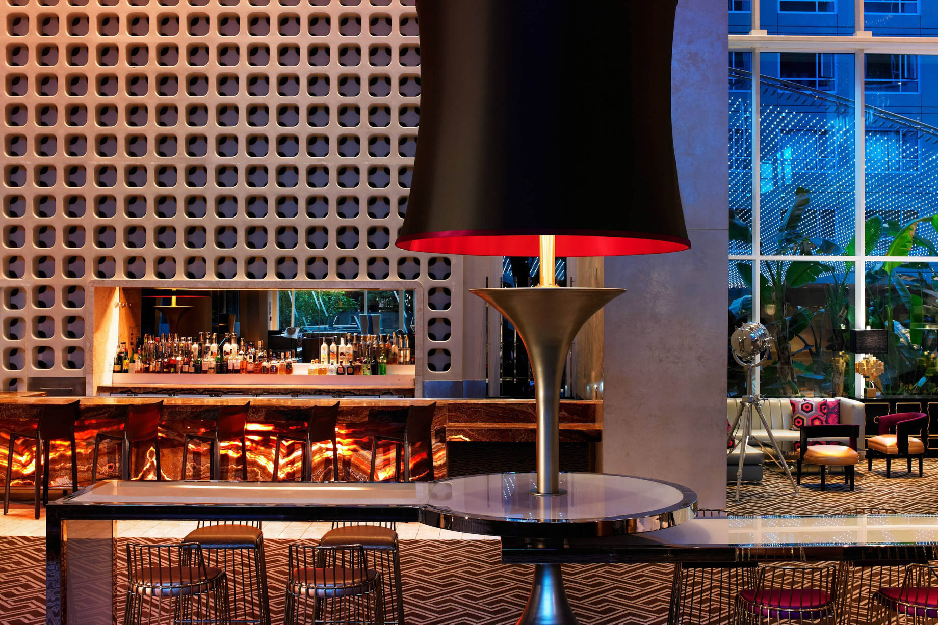 W Hollywood Hotel – Hollywood, CA, USA – Living Room Bar
