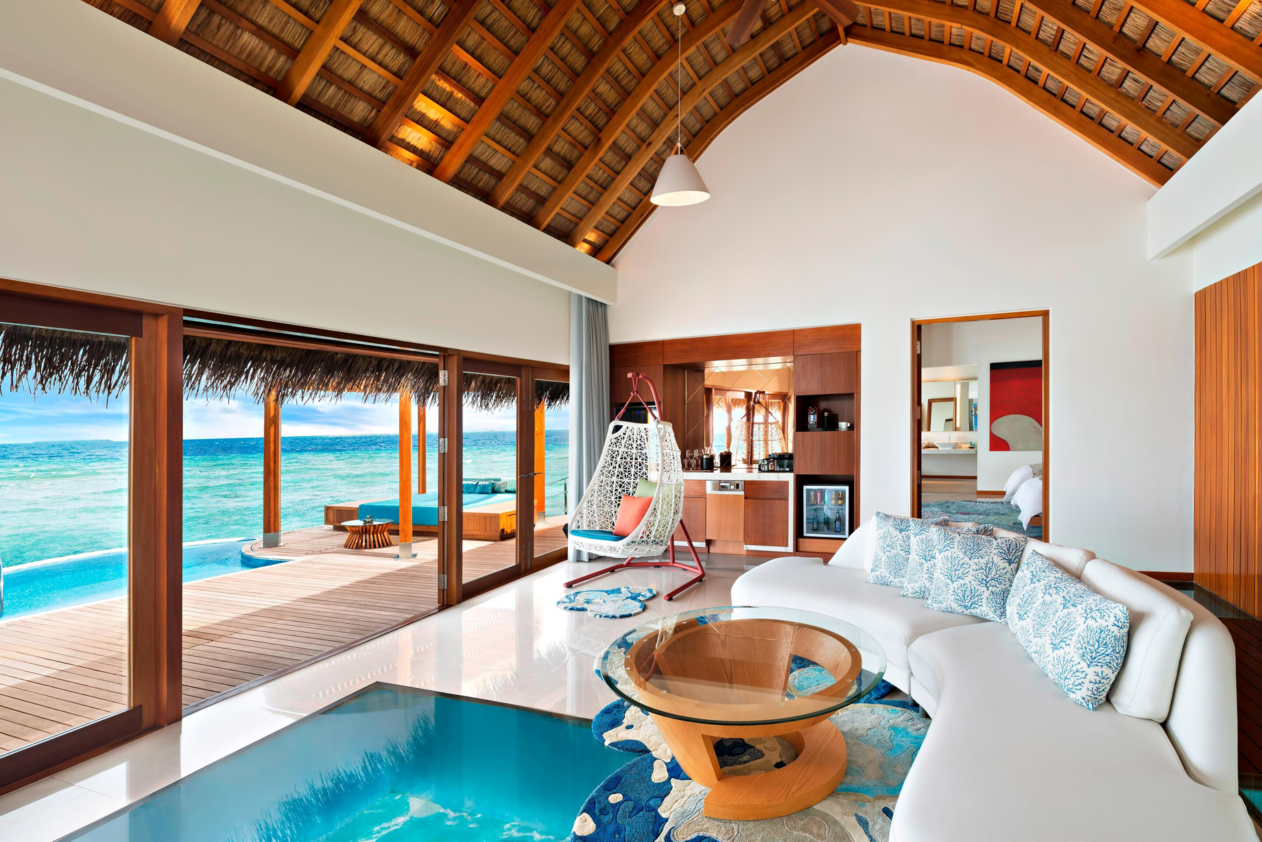 010 – W Maldives Resort – Fesdu Island, Maldives – Extreme WOW Ocean Haven Living Room