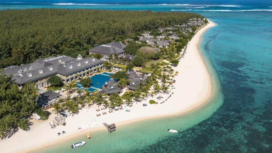 JW Marriott Mauritius Resort - Mauritius - Resort Beach Aerial View