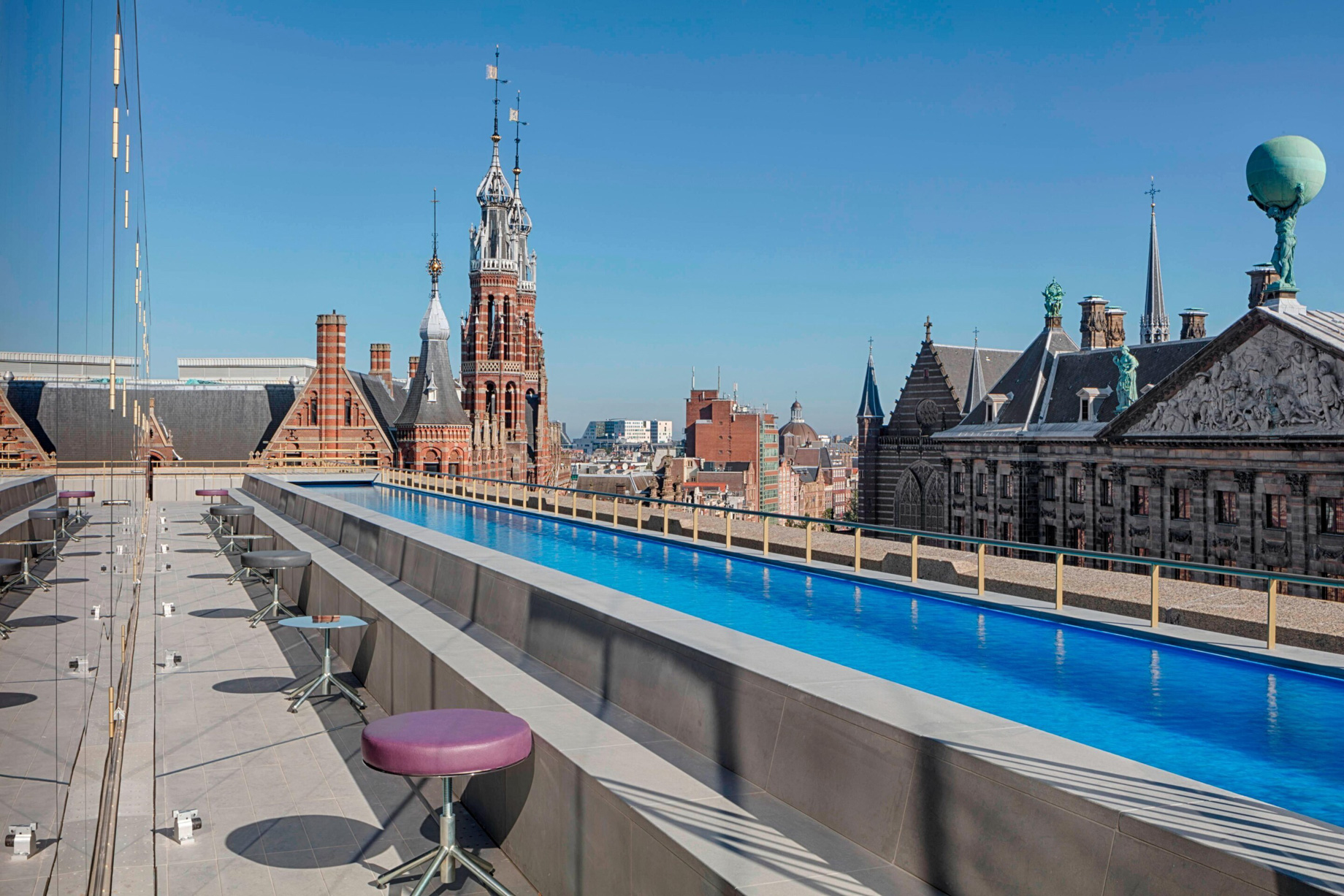 W Amsterdam Hotel – Amsterdam, Netherlands – WET Rooftop Outdoor Pool