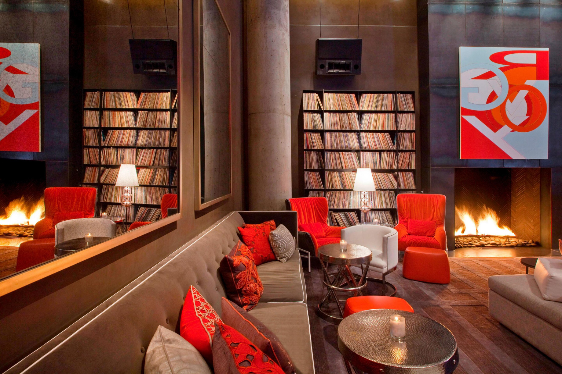 W Austin Hotel – Austin, TX, USA – Records Room Seating