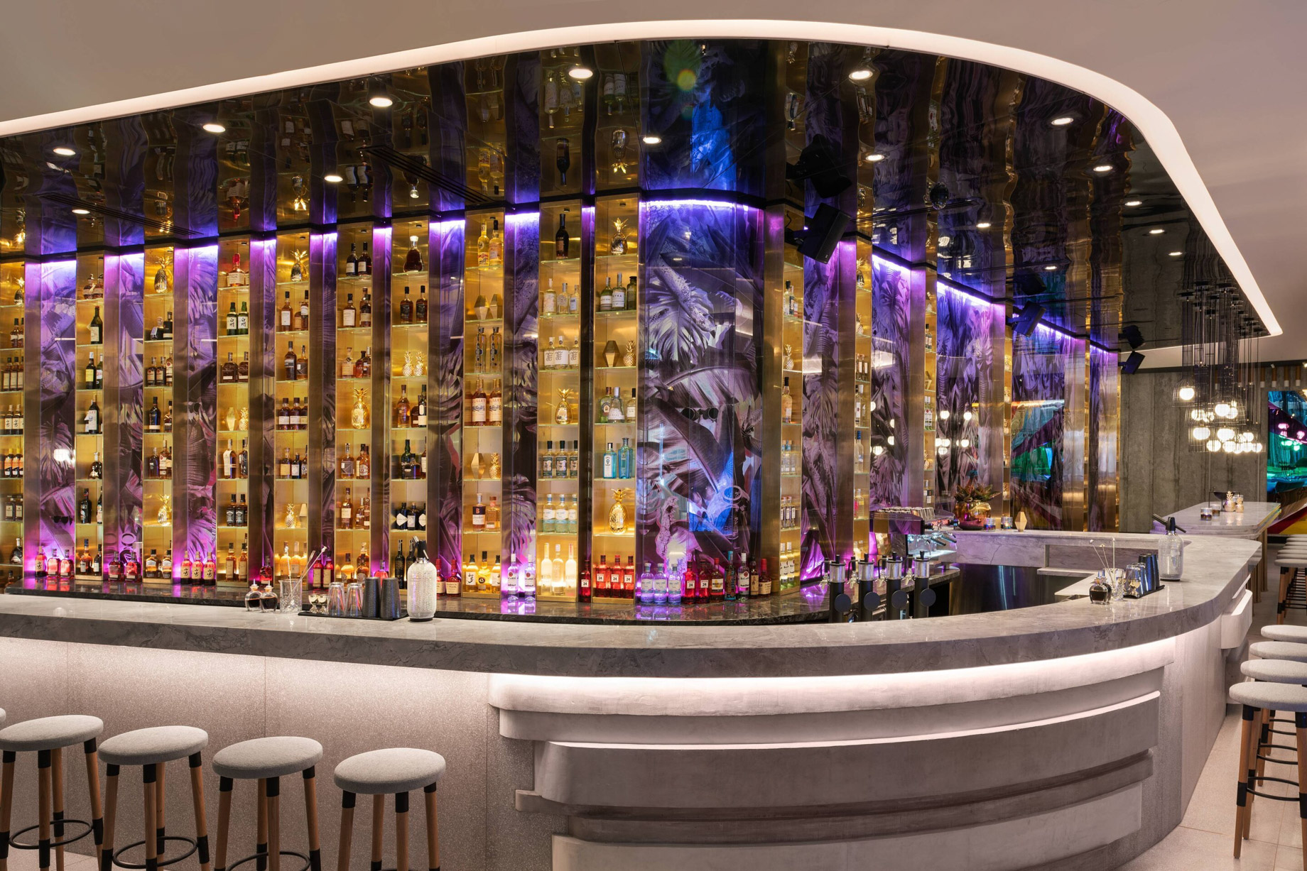 W Brisbane Hotel – Brisbane, Australia – Living Room Bar