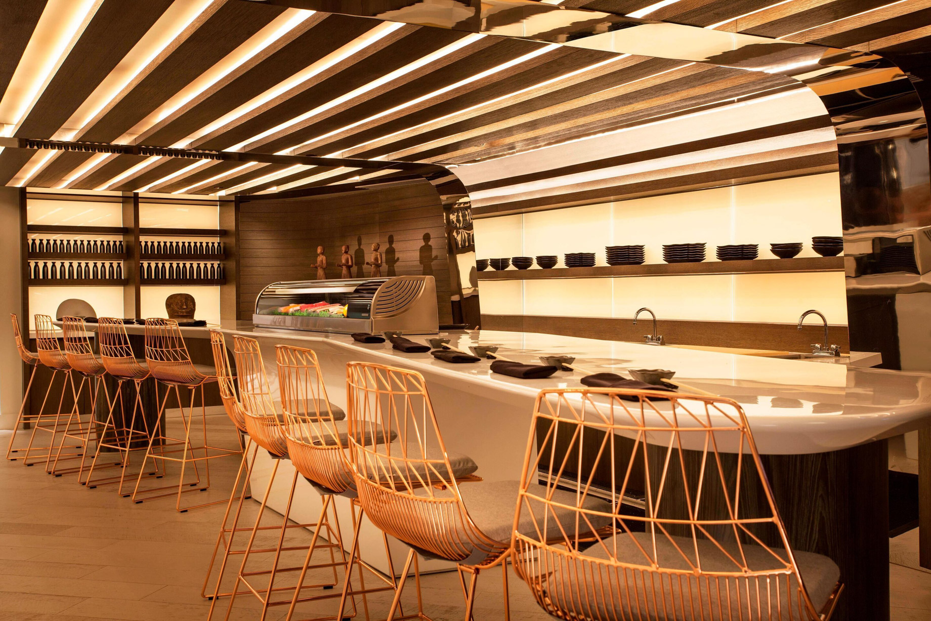 W Fort Lauderdale Hotel – Fort Lauderdale, FL, USA – Living Room Sushi Bar