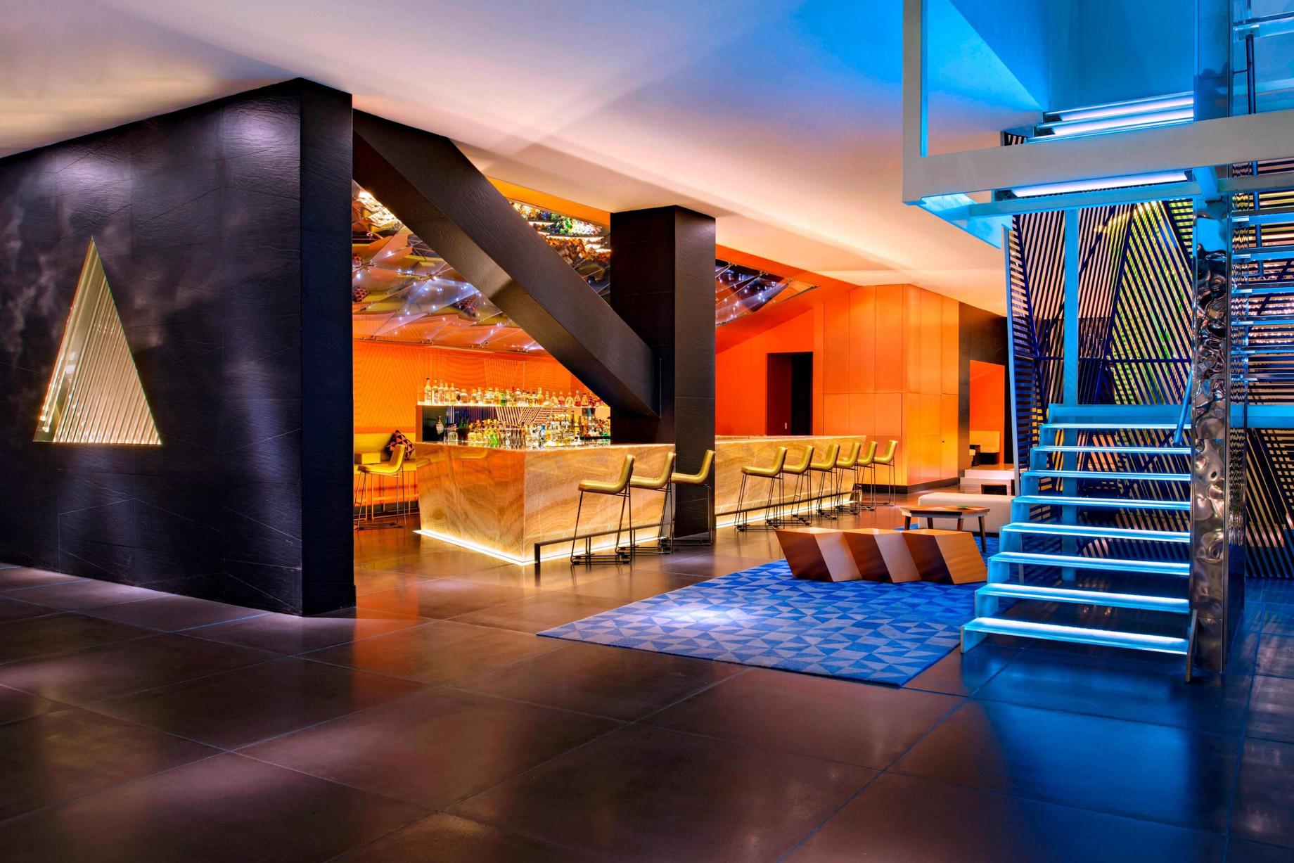 W Mexico City Hotel – Polanco, Mexico City, Mexico – Lobby Living Room Bar Style