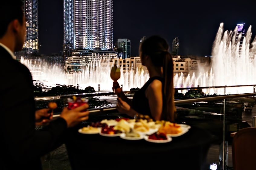 Armani Hotel Dubai - Burj Khalifa, Dubai, UAE - Fountain View Dining