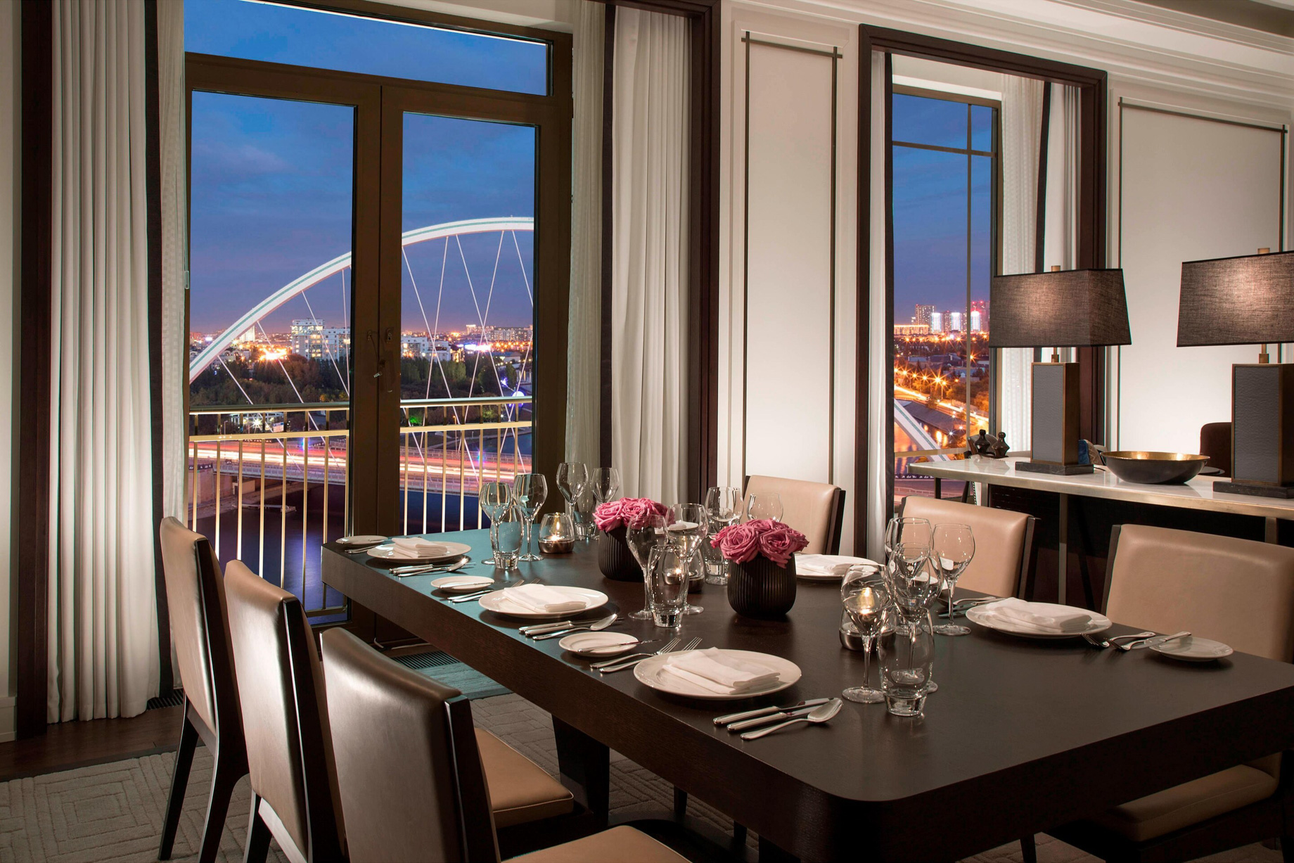 The St. Regis Astana Hotel - Astana, Kazakhstan - St. Regis Suite Dining Room View